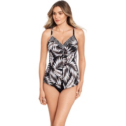 Womens Miraclesuit Oasis Love Knot Tankini Top