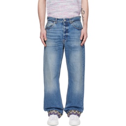 Blue Slim Jeans 231884M186001