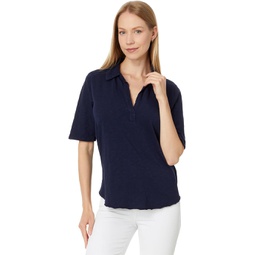 Womens Mod-o-doc Half Sleeve Easy Polo Tee