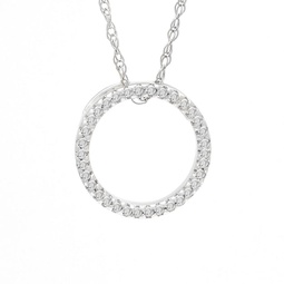 small diamond circle (wg/with chain)