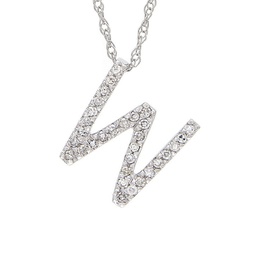 diamond w (wg/with chain)