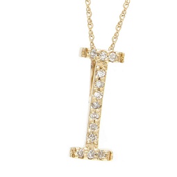 diamond i (yg/with chain) initial