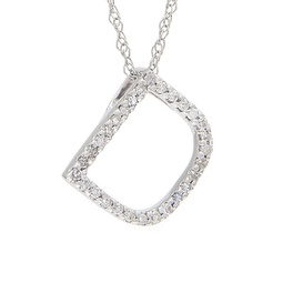 diamond d (wg/with chain)