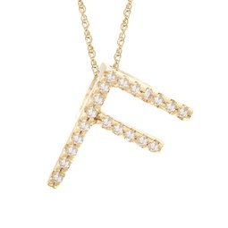 diamond f (yg/with chain) initial