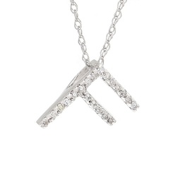 diamond f (wg/with chain)