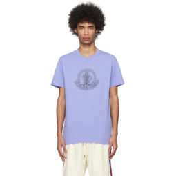 Purple Graphic T Shirt 241111M213117