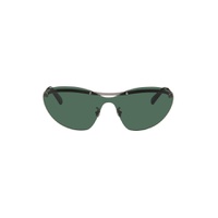 Silver Carrion Sunglasses 232111M134003