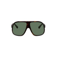 Tortoiseshell Diffractor Sunglasses 231111F005010