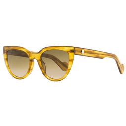 womens cateye sunglasses ml0076 47f striped brown 50mm