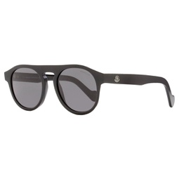 unisex oval sunglasses ml0073 01a black 51mm