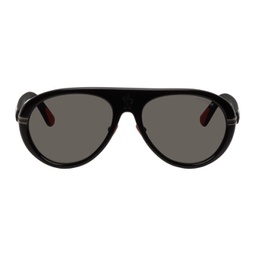 Black Navigaze Sunglasses 231111M134021