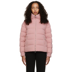 Pink Cashmere Blend Jacket 221111F061013