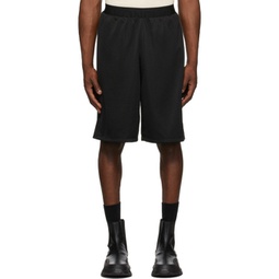 Black Matt Black Mesh Shorts 221111M193007