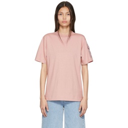 Pink Cotton T-Shirt 222111F110019