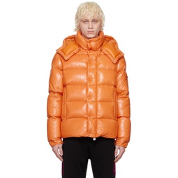 Orange Maya 70 Down Jacket 222111M178108