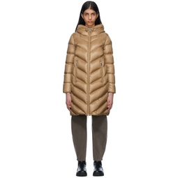 Tan Cambales Down Jacket 222111F061001