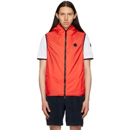 Red Pakito Vest 231111M185009