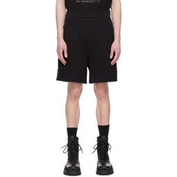 Black Drawstring Shorts 231111M193046