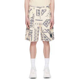 Off-White Printed Shorts 231111M193008