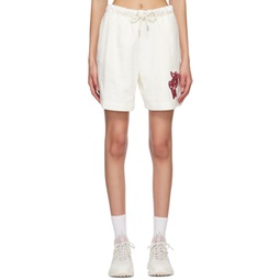 White Oversized Shorts 231111F088003