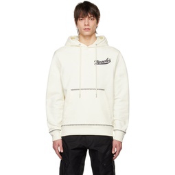 Off-White Embroidered Hoodie 231111M202013