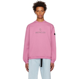 Pink Crewneck Sweatshirt 231111M204012