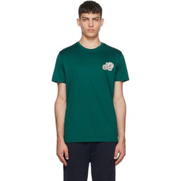 Green Cotton T-Shirt 222111M213038