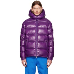 Purple Maya Down Jacket 222111M178070