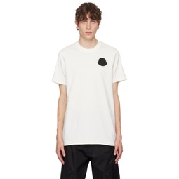 White Applique T-Shirt 232111M213116