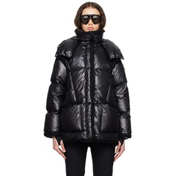 Black Corneille Down Jacket 232111F061099