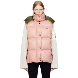 Pink Luzule Down Vest 232111F061088