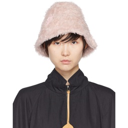 1 Moncler JW Anderson Pink Fuzzy Hat 222171F015000