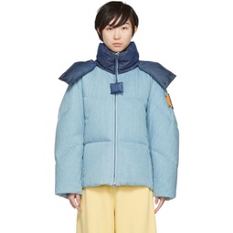 1 Moncler JW Anderson Blue Whinfell Down Jacket 222171F061013