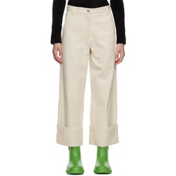 2 Moncler 1952 Off-White Trousers 222171F087001
