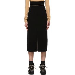 2 Moncler 1952 Black Wool Skirt 212171F092000