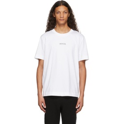 6 Moncler 1017 ALYX 9SM White Logo T-Shirt 221171M213004