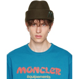 Moncler x Salehe Bembury Green Embroidered Hat 232171M140007