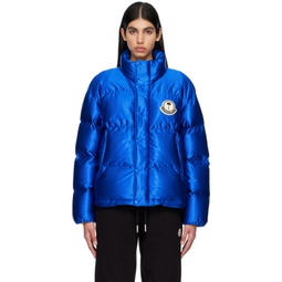 8 Moncler Palm Angels Blue Keon Down Jacket 222171F061028