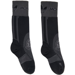 Moncler x adidas Originals Black Socks 232171M220002