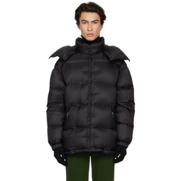 4 Moncler Hyke Black Galenstock Down Jacket 231171M178005