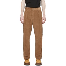 8 Moncler Palm Angels Brown Corduroy Trousers 221171M191000
