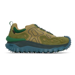 Moncler x Salehe Bembury Green Trailgrip Grain Sneakers 232171M237005