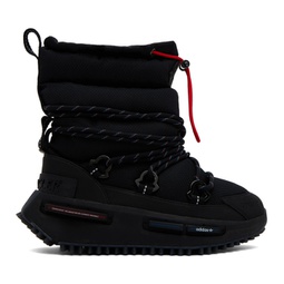 Moncler x adidas Originals Black NMD Boots 232171F113000