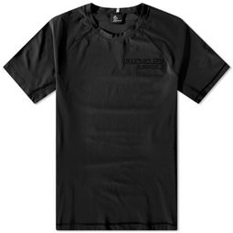 Moncler Grenoble Technical Embossed Logo T-Shirt Black