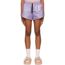 Purple Polartec Shorts 222826F088000