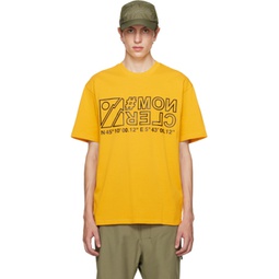 Yellow Bonded T-Shirt 232826M213001