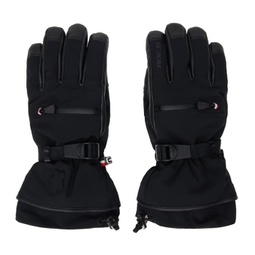 Black Padded Gloves 232826M135000