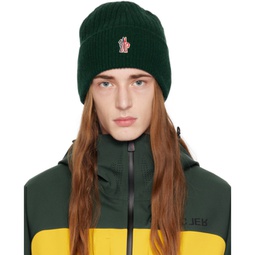 Green Cashmere Beanie 232826M138005