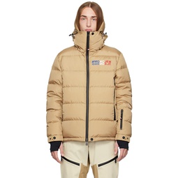 Beige Isorno Down Jacket 232826M178004