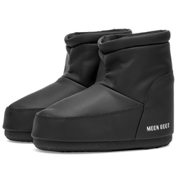 Moon Boot Icon Low No Lace Rubber Boots Black